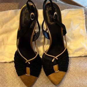 Christian Dior sling-back heel